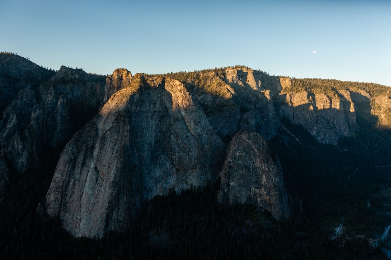 Mountain trail nature background